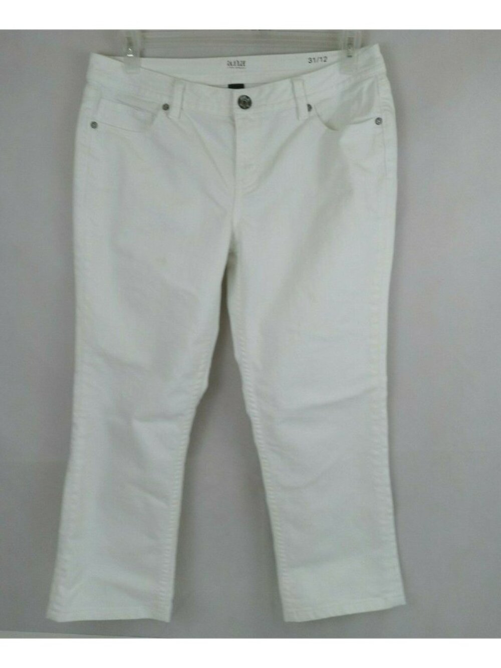 Ana Womens White Denim Jeans Size 31/12